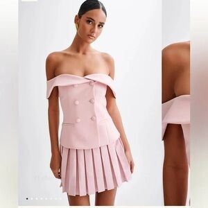 Meshki Krista Suiting Top and Skirt - Size Small